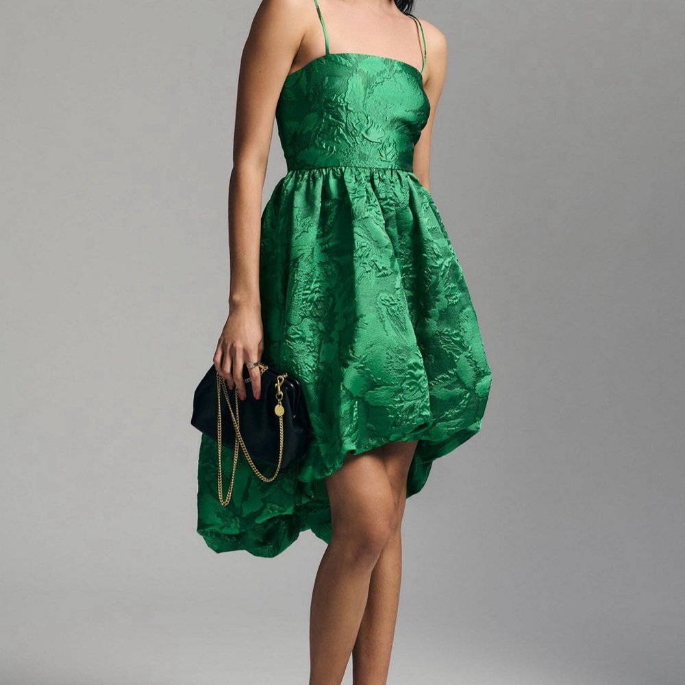 Anthropologie Jacquard Bubble Dress